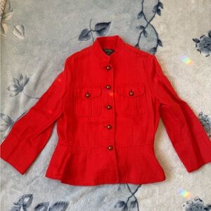 Ralph Lauren Red Women's Blazer